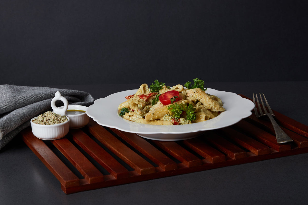 Penne Pasta with Hemp Seed Oil