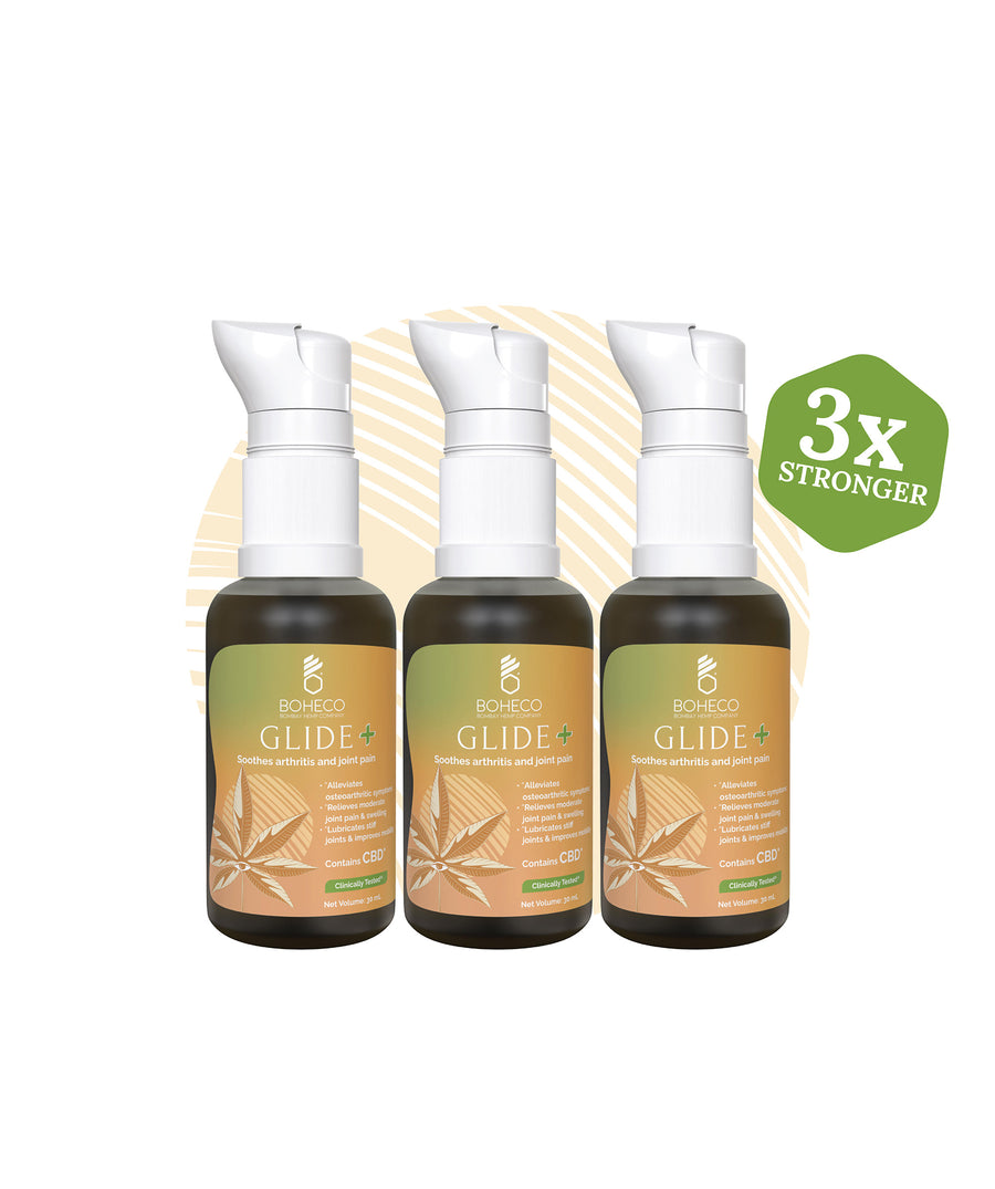 GLIDE ✚ - For Moderate Arthritis & Joint Pain - 3 x 30 ml