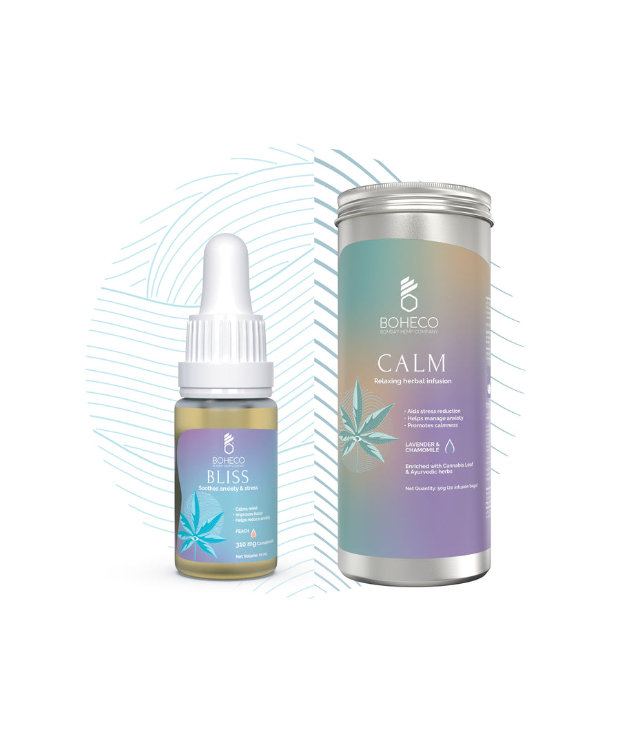 All-Day Focus Duo - CALM + BLISS Peach - 10ml