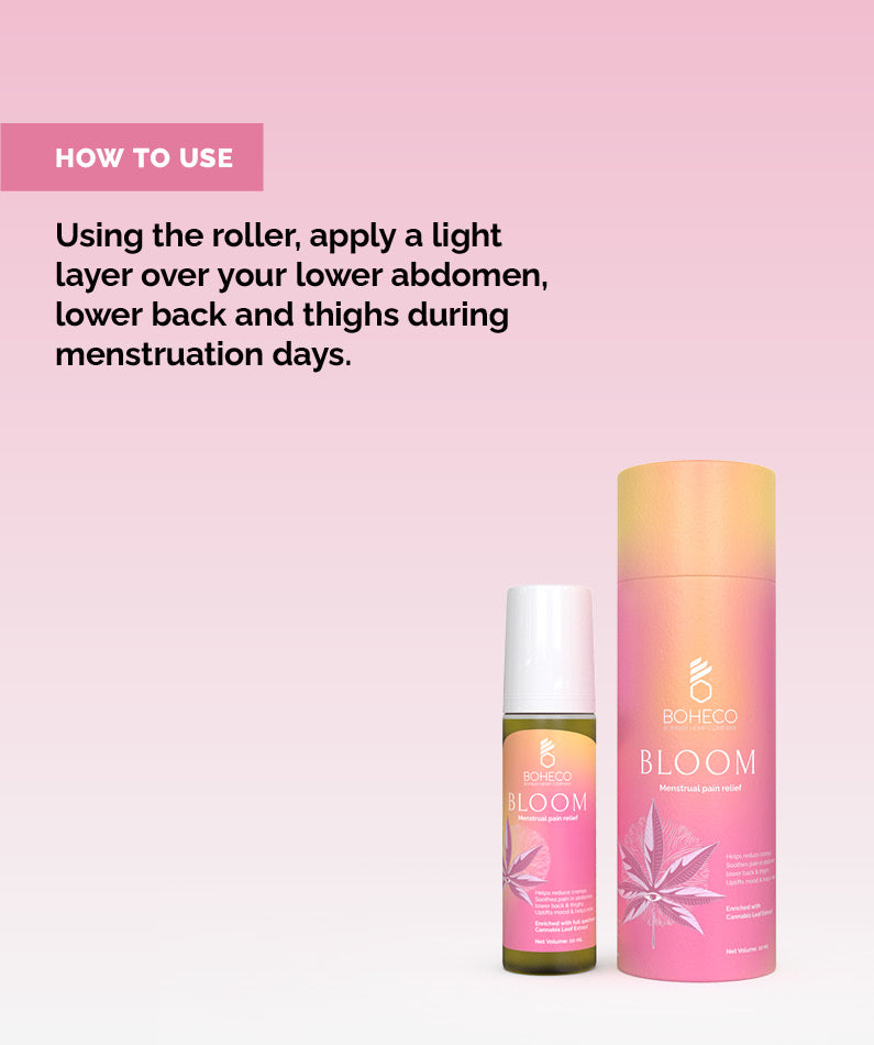  How To Use BLOOM Roller For Menstrual Pain Relief