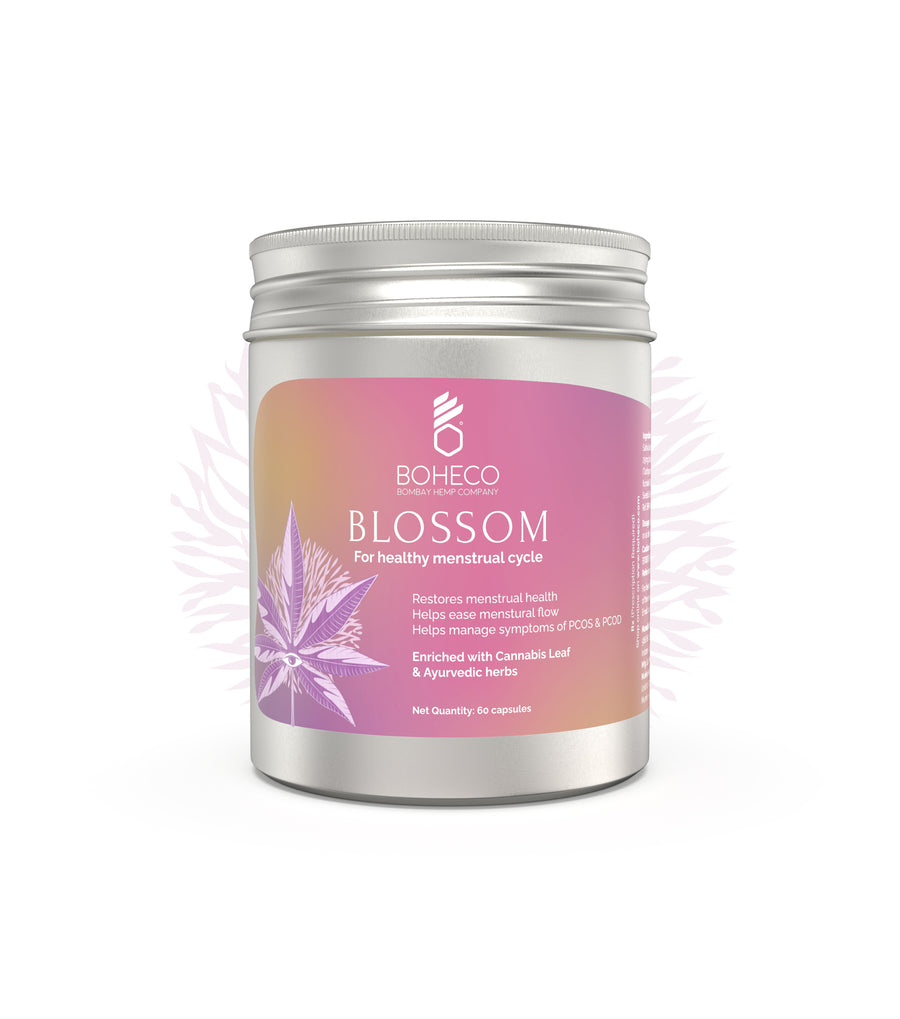 BOHECO's BLOSSOM Capsules Jar - For Healthy Menstrual Cycle