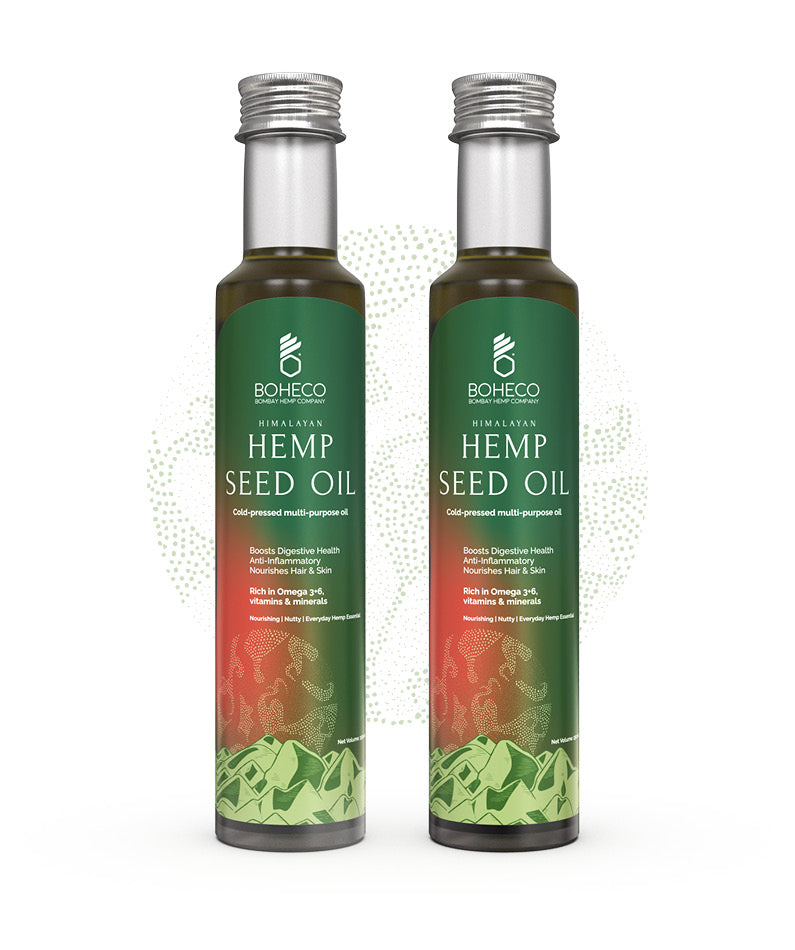 BOHECO Himalayan Hemp Seed Oil - 2 x 250 ml